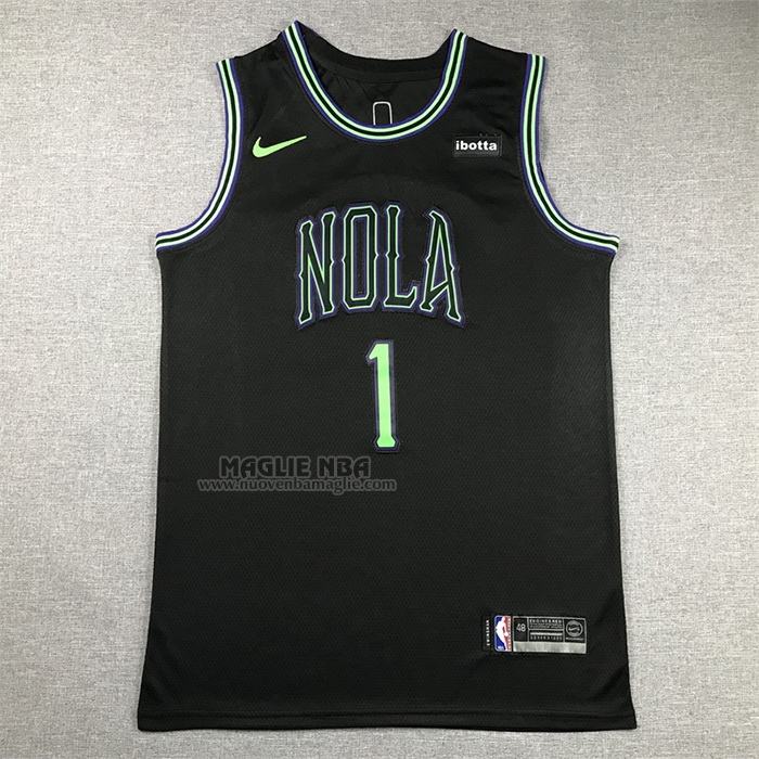Maglia
 Zion Williamson NO 1 New Orleans Pelicans Citta
 2023-24 Nero
